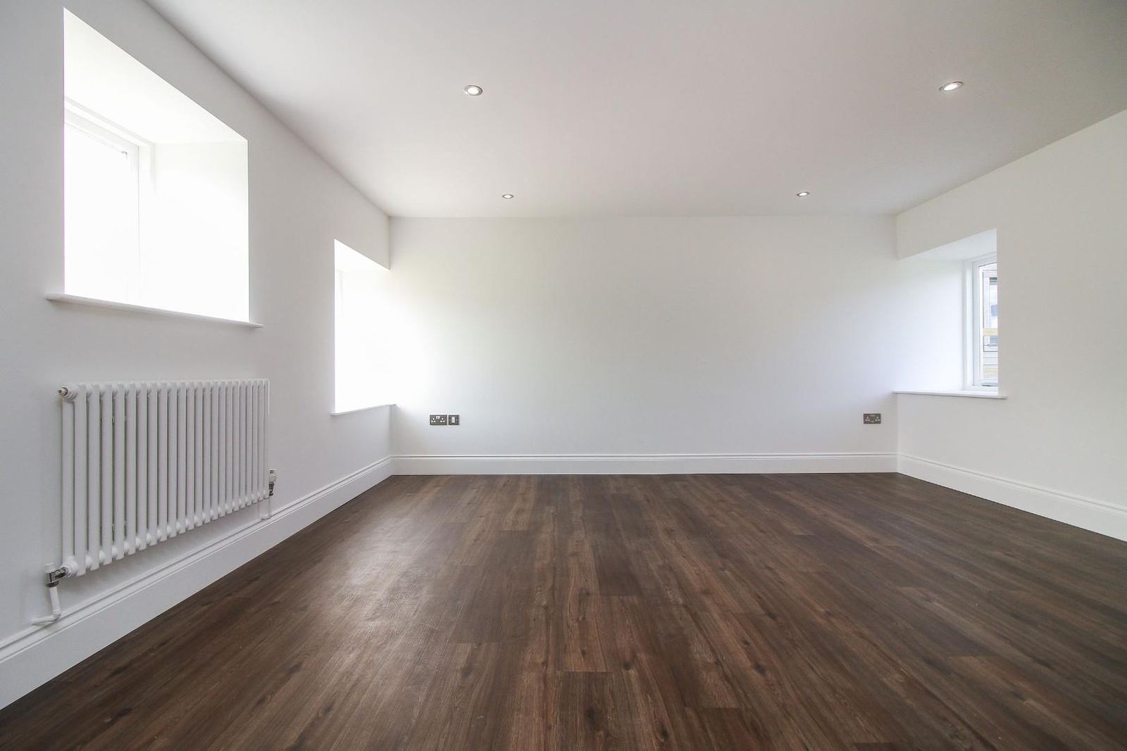 The main room in the barn, as handed over.