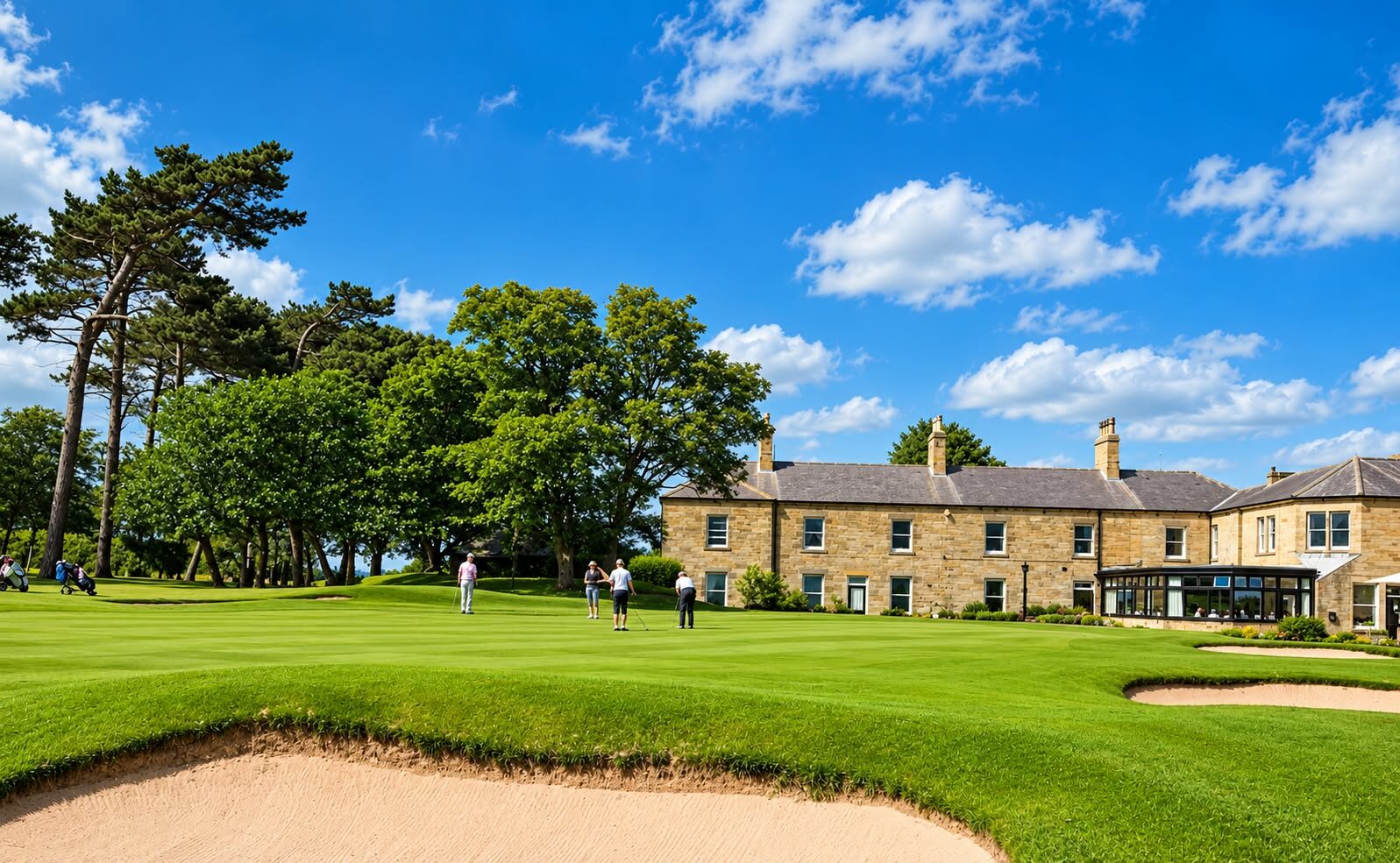 Alnmouth Golf Club, one of the leisure venues we work for.